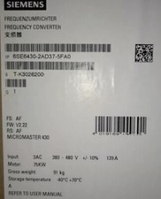 6SE64302AD375FA0 Module, PLC, LCD, Board, Controller