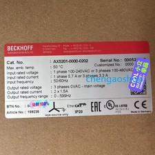 AX5201-0000-0202 Module, PLC, LCD, Board, Controller