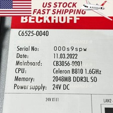 C6525-0040 Control Module by BECKHOFF